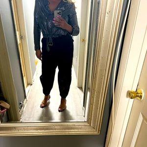 Silver/Blk motorcycle shirt/jacket. Gently worn twice. Can fit 14/16